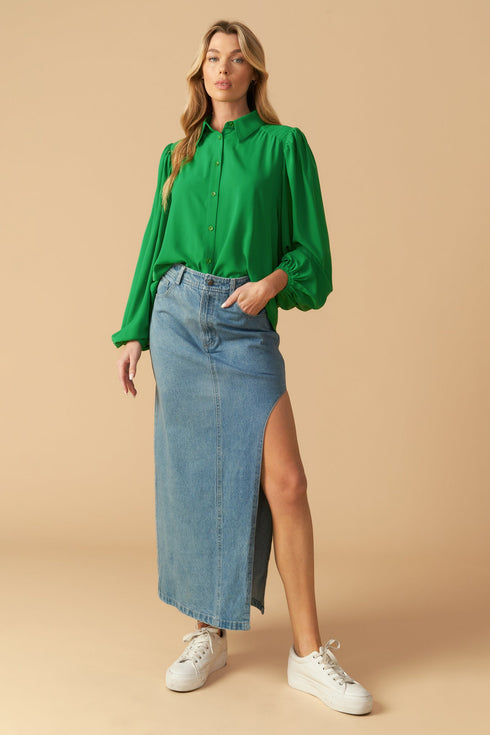 comfortable-charm-woven-top Flying Tomato-Sophia's Style-8